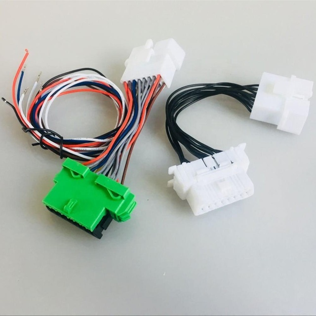 OBD2 OBDII 16 Pin Y Splitter Extension Cable Assembly Diagnostic Auto Wiring Harness