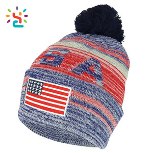 Berretto con ricamo con bandiera americana personalizzato - Product Image 2