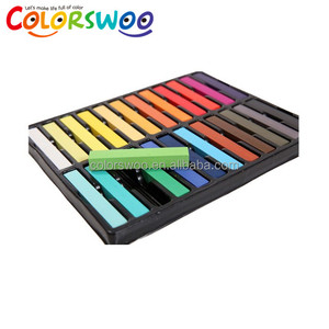 Durevole e bello 12 colori morbido pastello temporaneo lavabile gesso per capelli lavabile fai da te colore temporaneo colorante per capelli gesso per bambini - Product Image 3