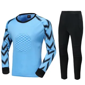 Sublimatie goedkope custom/voetbal jersey/voetbal shirt keeper uniformen kit groothandel