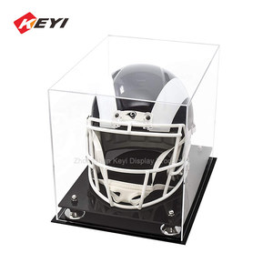 Chất Lượng Cao Tùy Chỉnh Wall Mount Acrylic Xe Máy Mũ Bảo Hiểm Mini Display Trường Hợp - Product Image 6