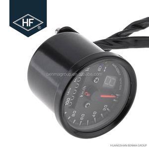 Universele Cafe Racer Motorfiets Scooter Mechanische Mini Snelheidsmeter Met Interne Nachtlampje - Product Image 6