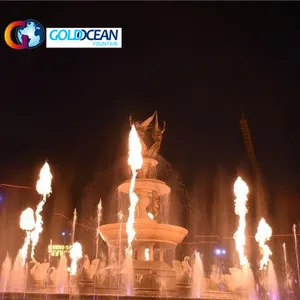 Boquilla de fuente de fuego mixto de agua Fuente de fuego