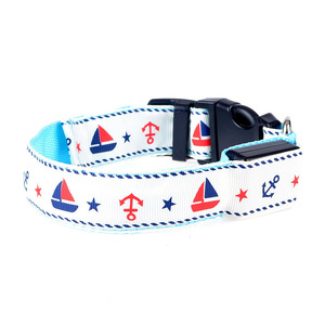 Punto suministra viaje modelo del barco de vela LED collar retro Gran Collar de perro - Product Image 5