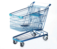 Chariot de supermarché style espagne, chariot de supermarché