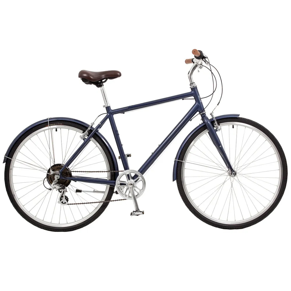Hibrid bisiklet Retro kentsel 700C gezgin Vintage klasik şehir bisikleti