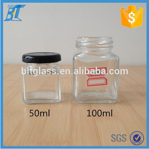 500ml 730ml Rectangle <strong>Empty</strong> Glass Food <strong>Jar</strong> Glass <strong>Jar</strong> for <strong>Sweet</strong> Cookies Chocolate - Product Image 3