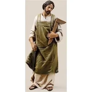 Producto en oferta, resina personalizada hecha a mano ST JOSEPH THE WORKER