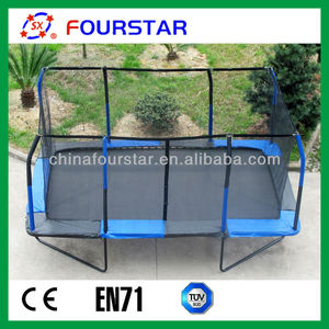Rectangle 8ft * 14 pieds <span class=keywords><strong>trampoline</strong></span> sautant <span class=keywords><strong>trampoline</strong></span> extérieur - Product Image 2