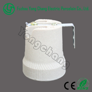 enchufe de la <span class=keywords><strong>luz</strong></span> el tipo de base de la lámpara de porcelana titular e27 zócalo - Product Image 1