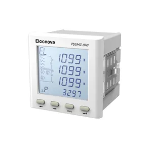 Elecnova PD194Z-9HY 삼상 똑똑한 패널 산 LCD 디스플레이 AC 다기능 힘 미터 고조파 미터