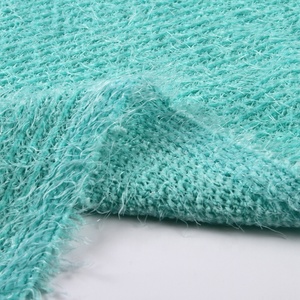 De moda de lujo azul reciclado chenilla de microfibra de suéter de <span class=keywords><strong>lana</strong></span> de tela - Product Image 6