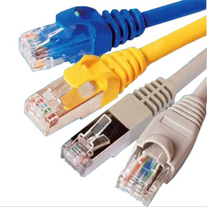 3 Meter PVC/LSZH UTP24AWG/26AWG U/UTP blankes Kupfer-Überbrückung kabel Computer kabel cat5e