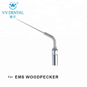 Puntas de escalador <span class=keywords><strong>dental</strong></span> E4D ems aptas para EMS, pieza de mano de escalador de UDS WOODPECKER