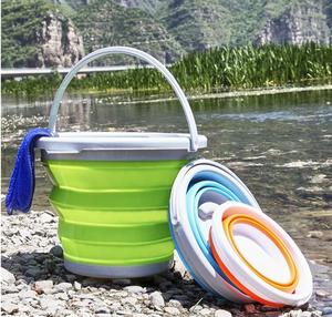 3L TPE Outdoor Silicone Collapsible Water Outdoor <strong>Folding</strong> <strong>Bucket</strong> Collapsible Water <strong>Bucket</strong> <strong>Folding</strong> Plastic Ice <strong>Bucket</strong> - Product Image 2