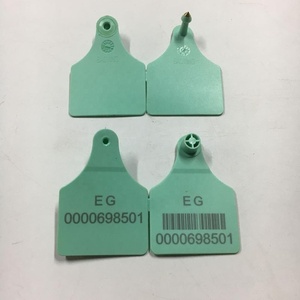 소 양 돼지 귀 태그에 대한 최고 품질 녹색 쌍둥이 소 귀 태그 - Product Image 6