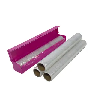 Food Grade Clear Pe Pvc Huishoudfolie Roll Transparant Voor Gekookt Voedsel