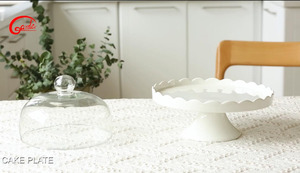 Prix d'usine Supports à gâteaux en céramique écologiques de luxe personnalisés avec support de présentation pour gâteaux de mariage - Product Image 2