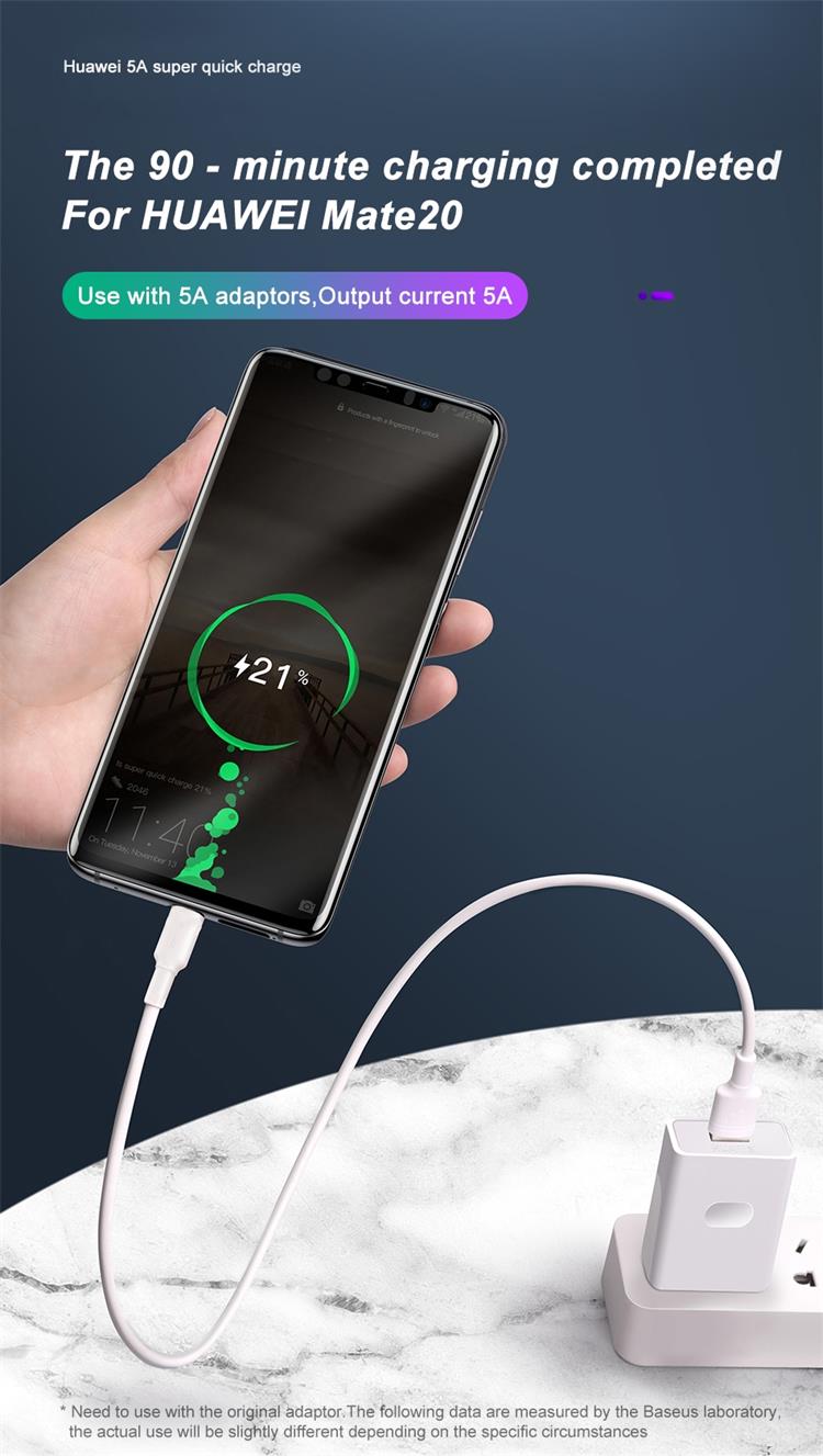 适用于android智能手机的快速充电型c型数据线,适用于三星华为小米