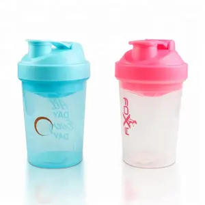 BPA Free plastic protein shaker for sports