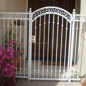 Portes coulissantes en fer forgé sur mesure, petites décorations de jardin, designs de portails pour allée - Product Image 1