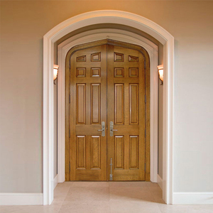 Porta in Legno Massiccio Nordamericana Resistente alle <span class=keywords><strong>Crepe</strong></span> Porta d'Ingresso Principale in Legno - Product Image 5