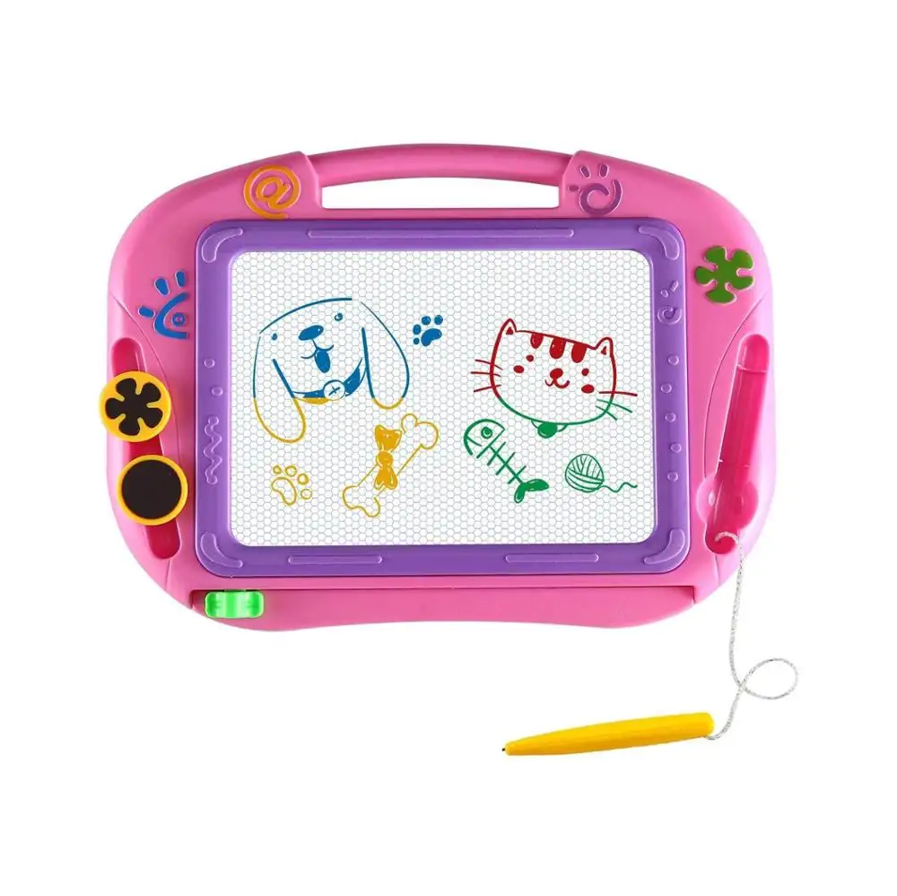 Magnetic Drawing Board for Kids- Erasable Colorful Magna Doodle Drawing Board Toys for Kids Writing Sketching Pad- Gift Little G