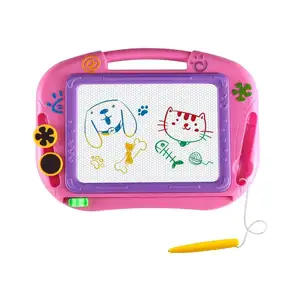 Tablero de dibujo magnético para niños, tablero de dibujo de Magna borrable de colores, juguetes para niños, almohadilla de escritura para bocetos, regalo