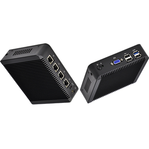 4 Gigabit Nic ruta <span class=keywords><strong>Firewall</strong></span> sin ventilador J1900 Pfsense Mini Pc - Product Image 2