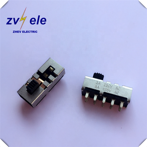 מוט כפול טבל SS-24H07 מתג שקופית עם 2p4t 10 pin