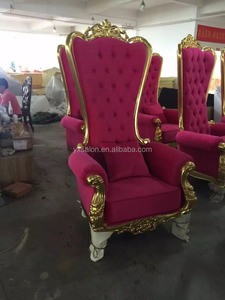 Top Qualità Luxuary Stile Europeo <span class=keywords><strong>Oro</strong></span> <span class=keywords><strong>Rosa</strong></span> Pedicure Sedia Trono Sedia (HB001) - Product Image 2