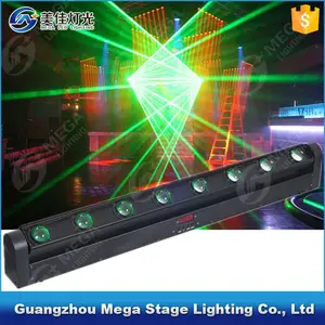 Dmx512 tahap pencahayaan 8x10 4in1 dipimpin balok pixel bergerak bar