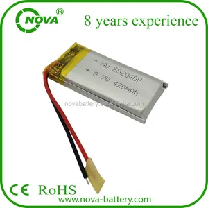 3.7v 7.4v 420mah 450mah 470mah 480mah נטענת ליתיום פולימר סוללה 582535 602040pl 752042