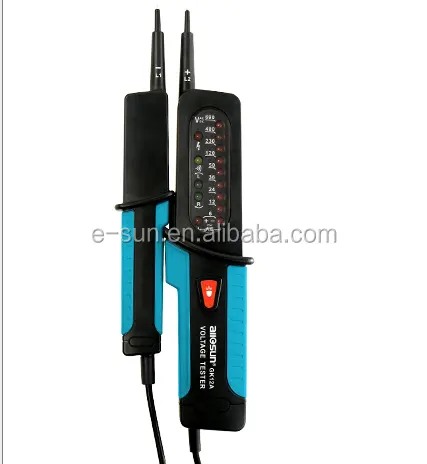 Semua Sun GK12A Multi-Fungsi Voltage Tester AC DC Volt Pengukuran Kit Phase Rotation Check dengan Iluminasi