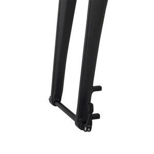 150毫米 26er 脂肪自行车叉全碳通过轴 QR UD 马特锥形管光盘 FO191 - Product Image 5
