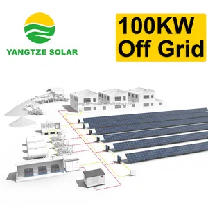 100kw Off Grid ระบบพลังงานแสงอาทิตย์โมดูล