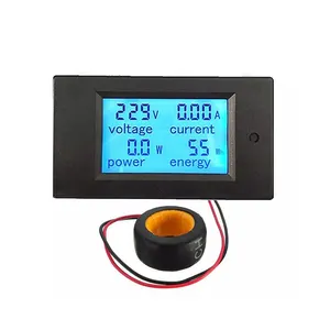 Digital Voltmeter Ammeter AC80-260V /100A Voltage Current Power Energy Meter LCD Voltage Current Meter