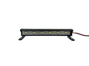 1:<span class=keywords><strong>10</strong></span> 1/<span class=keywords><strong>10</strong></span> Super luminosa barra luminosa a LED per RC 6 LED universale adatta per il controllo Radio 4x4 nero giocattolo materiale metallico - Product Image 4