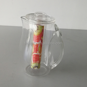 Bình Pha Trái Cây Acrylic PMMA Không Chứa BPA Chất Lượng Cao Bình Pha Nước Giải Khát Bằng Nhựa Bình Đựng Nước Có Tay Cầm Và Nắp Đậy Để Tập Thể Dục Thể Thao - Product Image 5