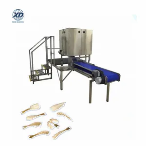 Automatische Ez Peel Shrimp Peeling Deveining Maschine, Shrimp Peeler und Deveiner Maschine, Shrimp Processing Line Preis