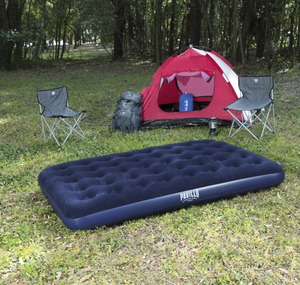 Matelas gonflable pliable floqué grand format 67002 pour l'extérieur et la chambre à coucher - Product Image 2