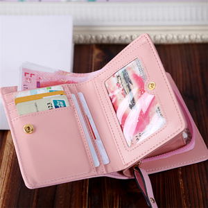 Wholesale Cheap Short Cartoon Three Cats <strong>Cute</strong> <strong>Wallets</strong> for Ladies Women Girls - Product Image 3