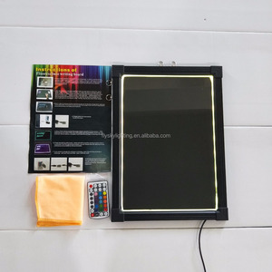 Insegna Luminosa LED Cancellabile con Telecomando e 8 Pennarelli Fluorescenti per Bar - Product Image 1