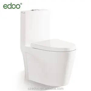 High size EDOO sanitary ware factory Ceramic bathroom Siphonic & Washdown one piece toilet