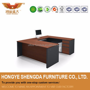 <span class=keywords><strong>U</strong></span> <span class=keywords><strong>en</strong></span> forme de Conception Unique <span class=keywords><strong>Bureau</strong></span> <span class=keywords><strong>Bureau</strong></span> avec Livre Cabinet - Product Image 2