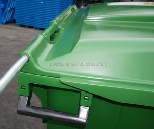 1100 Litros HDEP Móvil industrial grande 1100 litros contenedor de residuos de plástico - Product Image 4