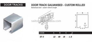 Cantilever Rack Trượt Cổng Theo Dõi Cửa Trượt Kênh Con Lăn Hướng Dẫn Cho Cửa Trượt - Product Image 4