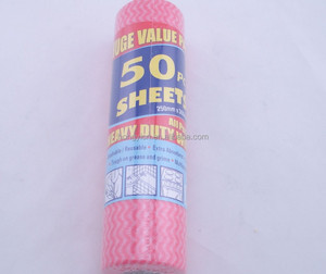 Lenços Secos Descartáveis Não Tecidos Impressos/panos de limpeza a seco não tecidos/rolo de lenços domésticos - Product Image 1