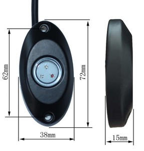 Super Bright Waterproof 12v Color Changing Led Under Car Lights for Truck Auto <span class=keywords><strong>JEEP</strong></span> Off Road 4x4 - Product Image 2