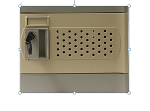 3S ABS Mini Plastic Locker with key lock - Product Image 2